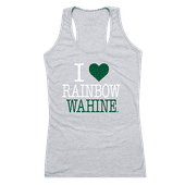 W Republic Women's I Love Tank Shirt Hawaii Warriors 532-122