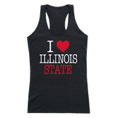 W Republic Women's I Love Tank Shirt Illinois Fighting Illini 532-124