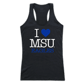 W Republic Women's I Love Tank Shirt Morehead State Eagles 532-134
