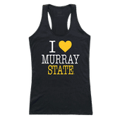 W Republic Women's I Love Tank Shirt Murray State Racers 532-135