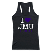 W Republic Women's I Love Tank Shirt James Madison Dukes 532-188