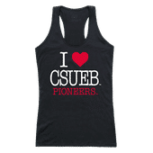 W Republic Women's I Love Tank Shirt Cal State East Bay Pioneers 532-205