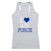 W Republic Women's I Love Tank Shirt Air Force Falcons 532-242