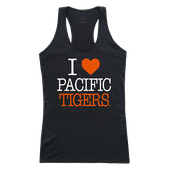 W Republic Women's I Love Tank Shirt Pacific University Boxers 532-248