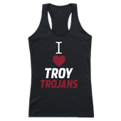 W Republic Women's I Love Tank Shirt Troy Trojans 532-254