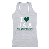 W Republic Women's I Love Tank Shirt University Of Alaska Anchorage Seawolves 532-259