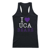 W Republic Women's I Love Tank Shirt Central Arkansas Bears 532-278