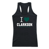 W Republic Women's I Love Tank Shirt Clarkson Golden Knights 532-281