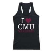 W Republic Women's I Love Tank Shirt Colorado Mesa University Mavericks 532-284