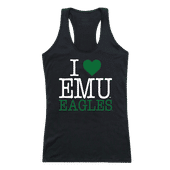 W Republic Women's I Love Tank Shirt Eastern Michigan Eagles 532-295