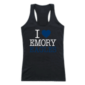 W Republic Women's I Love Tank Shirt Emory Eagles 532-299