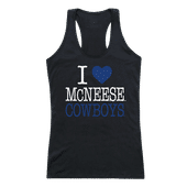 W Republic Women's I Love Tank Shirt Mcneese State Cowboys 532-338