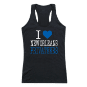W Republic Women's I Love Tank Shirt New Orleans Privateers 532-349