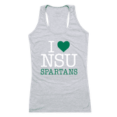 W Republic Women's I Love Tank Shirt Norfolk State Spartans 532-350