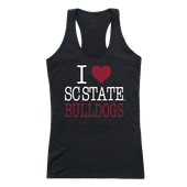 W Republic Women's I Love Tank Shirt South Carolina State University Bulldogs 532-384