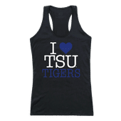 W Republic Women's I Love Tank Shirt Tennessee State University Tigers 532-390