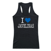 W Republic Women's I Love Tank Shirt Texas A&M Kingsville Javelinas 532-392