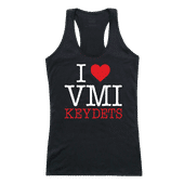 W Republic Women's I Love Tank Shirt Virginia Military Institute Keydets 532-399