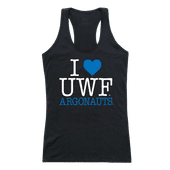 W Republic Women's I Love Tank Shirt West Florida Argonauts 532-402