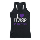 W Republic Women's I Love Tank Shirt Wisconsin Stevens Point Pointers 532-412