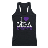 W Republic Women's I Love Tank Shirt Middle Georgia State Knights 532-420