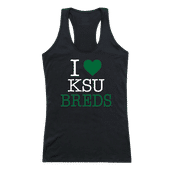 W Republic Women's I Love Tank Shirt Kentucky State University Thorobreds 532-432