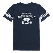 W Republic Women's Property Shirt Samford University Bulldogs 533-375