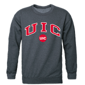 W Republic Campus Crewneck Sweatshirt Illinois-Chicago Flames 541-180