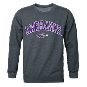 W Republic Campus Crewneck Sweatshirt Wisconsin Whitewater Warhawks 541-414