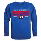 W Republic Established Crewneck Sweatshirt Depaul Blue Demons 544-121