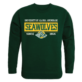 W Republic Established Crewneck Sweatshirt University Of Alaska Anchorage Seawolves 544-259