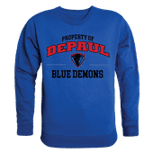 W Republic Property Of Crewneck Sweatshirt Depaul Blue Demons 545-121