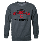 W Republic Property Of Crewneck Sweatshirt Nicholls State Colonels 545-138