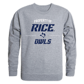 W Republic Property Of Crewneck Sweatshirt Rice Owls 545-172