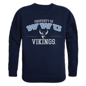 W Republic Property Of Crewneck Sweatshirt Western Washington Vikings 545-252