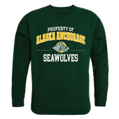 W Republic Property Of Crewneck Sweatshirt University Of Alaska Anchorage Seawolves 545-259