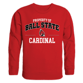 W Republic Property Of Crewneck Sweatshirt Ball State Cardinals 545-264