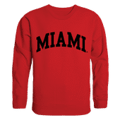 W Republic Arch Crewneck Sweatshirt Miami Of Ohio Redhawks 546-131