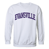 W Republic Arch Crewneck Sweatshirt University Of Evansville Purple Aces 546-424