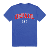 W Republic College Dad Tee Shirt Depaul Blue Demons 548-121