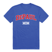 W Republic College Mom Tee Shirt Depaul Blue Demons 549-121