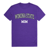W Republic College Mom Tee Shirt Winona State Warriors 549-408
