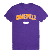 W Republic College Mom Tee Shirt University Of Evansville Purple Aces 549-424