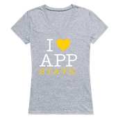W Republic Women's I Love Shirt Appalachian State Mountaineers 550-104
