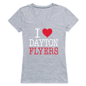 W Republic Women's I Love Shirt Dayton Flyers 550-119