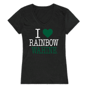 W Republic Women's I Love Shirt Hawaii Warriors 550-122