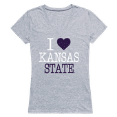 W Republic Women's I Love Shirt Kansas State Wildcats 550-127
