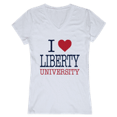 W Republic Women's I Love Shirt Liberty Flames 550-129