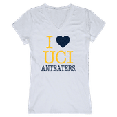 W Republic Women's I Love Shirt Uc Irvine Anteaters 550-162