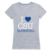 W Republic Women's I Love Shirt Cal State Bakersfield Roadrunners 550-203